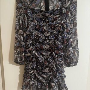 ZARA Paisley Print Women's Dress